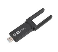 Adaptador WiFi para PC de Escritorio, Adaptador WiFi USB3.0, Adaptador de Red de Banda Dual WiFi de Antena Dual 5Dbi de 2,4 GHz 5 GHz para Windows 11 10