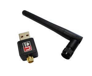 Adaptador WiFi Savio CL-63 USB 2.0 150 Mbps antena 2,4 GHz 20 dBm negro