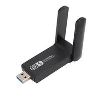 Adaptador WiFi USB AC1200Mbps, Dongle WiFi USB 3.0 de Antena Dual de Alta Ganancia para PC de Escritorio, Adaptador de Red Inalámbrico Dual 5Dbi de Banda Dual de 2,4 GHz 5 GHz