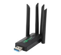 Adaptador WiFi USB para PC, 1200 Mbit/s, USB3.0 5G, WiFi dongle para escritorio, con 4 antenas de doble banda de alta ganancia, liberación de punto de acceso WLAN