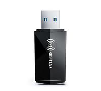 Adaptador WiFi USB para PC de computadora AX1800Mbps WiFi 6 Adaptador 5GHz 2.4GHz USB 3.0 WiFi Adaptador de red inalámbrico para computadora de computadora, portátil, Wifi Dongle Wifi Antena para