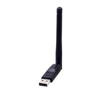 Adaptador WiFi USB para PC - Receptor WiFi, Adaptador WiFi USB inalámbrico para PC con antena, Adaptador WiFi para escritorio y portátil con antena de alta ganancia
