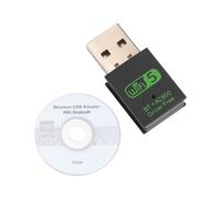 Adaptador WiFi USB, Receptor Externo de Red InaláMbrica de Banda Dual de 600 Mbps, Dongle WiFi para PC / Computadora PortáTil / Computadora