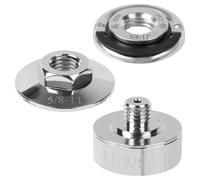 Adaptador X-LOCK a M14/5/8"-11, compatible con discos de corte XLOCK amoladora angular, tuerca de brida, tuerca de sujeción rápida, accesorio para amoladora angular (5/8"-11)