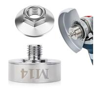 Adaptador X-LOCK a rosca M14 con junta tórica, adaptador XLock M14 con contratuerca para amoladora angular, hoja de corte, núcleo Dirll Bit (1 juego)