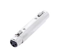 Adaptador xlr hembra 3pin a xlr hembra 3pin adam star4 k4axf3xf3