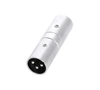 Adaptador xlr macho 3pin a xlr macho 3pin adam star4 k4axm3xm3