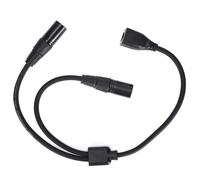 Adaptador XLR macho a RJ45 hembra doble, cable de extensión con núcleo de cobre libre de oxígeno de diseño científico, antiinterferencias para