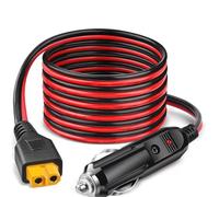 Adaptador XT60 de 12 V/24 V CC cargador de coche para ECOFLOW DELTA 2/3 River 3/2 MAX Bluetti EB55 AC70 Power Station Anker SOLIX C200 C300 C1000 F2000 Generador Solar Batería XT60 Plug Cable de carga