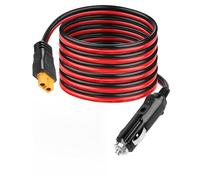 Adaptador XT60 de 12 V/24 V CC para ECOFLOW, cargador de coche 3M a XT60 para DELTA Delta 3 2 Max Bluetti EB55 Anker 757 767 SOLIX C200 C300 C1000 Generador Solar XT60 Plug 16AWG Cable de carga de