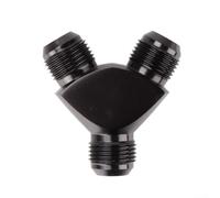 Adaptador Y Aluminio AN10 Negro para Gasóleo Adaptador Y Aluminio(Black AN6)