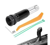 adaptadora para palanca de cambios, reductor de rosca de perilla de cambio, metal mecanizado con acabado resistente, compatible con múltiples patrones de rosca, conector fácil de instalar para