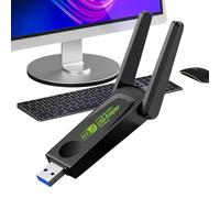 Adaptadores De Alta Ganancia: Adaptador WiFi USB, Tarjeta De Ordenador Portátil De Red Inalámbrica De Doble Banda Para PC, Receptor De Ordenador De 1300 Mbps, Adaptadores Para Redes De Transmisión De