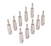 Adaptadores de audio balanceados, 10 unidades. Diseño exquisito para estudio y actuaciones en directo. Calidad de sonido de alta fidelidad con