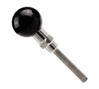 Adaptadores de cabeza de bola de rosca de goma de acero inoxidable que proporcionan un adaptador de cabeza largo en entornos hostiles para un uso duradero