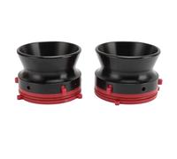 Adaptadores de cubo NAB de 10 pulgadas Aleación de aluminio pulido negro Base roja Adaptador de cubo de cinta de carrete a carrete Dispositivo de carga universal adecuado para