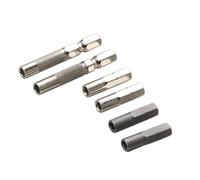 Adaptadores de destornillador de 1/4 a 4 mm, 6 piezas de 6,35 mm a 4 mm para una fácil conversión y amplia aplicación en kits de reparación y montaje de mantenimiento del hogar