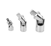 Adaptadores de Enchufe Universal 3PCS, Juntas Giratorias 1 / 4in 3 / 8in 1 / 2in - Alta Durabilidad y Versatilidad para Taladros y Llaves de Carraca