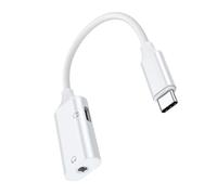 Adaptadores de escucha de carga simultánea tipo C a tipo + 3.5 mm PD60W Power DACs chip de sonido de aleación de aluminio convertidores de sonido USB