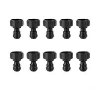 Adaptadores de grifo de riego por goteo ABS, paquete de 10 para grifos macho GHT 3/4 y tubo de goteo de 1/4, mecanismo de bloqueo seguro para sellado hermético