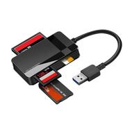 Adaptadores de lector de tarjetas multifunción USB3.0 para TF MS sincronización de datos de velocidad rápida compilación de velocidad rápida TF MS lector
