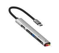 Adaptadores de lector de tarjetas USB C de alta velocidad con un puerto OTG de carga compatible con teléfonos, portátiles, tabletas, concentradores tipo C