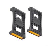 Adaptadores de pedal planos para pedales SPD M520 M540 M8 M9000 que soportan la colocación segura del pie en tierra suelta y pavimento