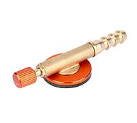 Adaptadores de Recarga de Gas para Estufa de Camping, Adaptador de Recarga de Gas de Latón, Válvula de Conmutación de Estufa de Seguridad para Acampar Al Aire Libre (Rojo)