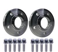 Adaptadores De Rueda 2 Piezas 15/20 Mm 5 X 112 66,6 Junta Adaptadora Espaciador Rueda 7075-T6 Para A4/5/6/7/8 Para S3/4/5/6/7 Para Q3/5 Para RS4/5/6 Para Q7 Placa Cuñas Espaciadores(2PCS Black 15mm)