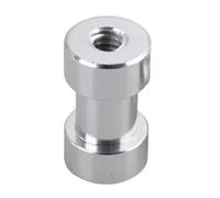 Adaptadores de soporte de luz de aleación de aluminio, convertidores de tornillo hembra de 3/8 a 1/4 para trípodes y postes comunes, convertidores de soporte de luz