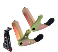 Adaptadores De Soporte Trasero De 2PCS, Elevación De Bobinas Con Brazo Oscilante Sólido, Ganchos De Soporte De Paddock Para Reparación De Motocicletas, Soporte De Mantenimiento De Rueda A