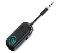 Adaptadores de Transmisor Bluetooth 5.3, 2 en 1 Receptor y Transmisor Bluetooth para TV, Móviles, Tabletas, Sistemas de Sonido, Jack 3.5mm, Emisor Receptor Blue Tooth, Conexión Doble para Auriculares
