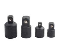 Adaptadores de vasos para destornillador 4 pcs 1/2" 3/8" 1/4" en acero cromo vanadio - alta durabilidad, resistencia a corrosión, pequeño y fácil de guardar para mecánicos