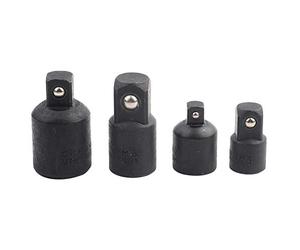 Adaptadores de vasos para destornillador 4 pcs 1/2" 3/8" 1/4" en acero cromo vanadio - alta durabilidad, resistencia a corrosión, pequeño y fácil de guardar para mecánicos