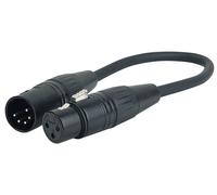 Adaptadores DMX - 5 A 3 Pin, 25 cm Cable