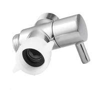 Adaptadores en T de latón de 3 vías con válvulas de cierre, separadores de agua de inodoro, divisores de grifo para separadores de agua de mano, divisores de grifo