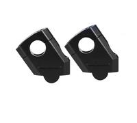 Adaptadores extensión Manillar Abrazadera Elevador Manillar Soporte Adaptador Extensión Manillar para XL750 para Transalp XL650 XL 750 650(Negro,28 mm)