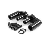Adaptadores extensión Manillar Adaptador Extensión Abrazadera Elevador Manillar Ajustable 1.625" Motocicleta para R1200RT R 1200 RT 2014- R 1250 RT R1250RT(Negro)