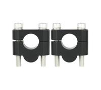 Adaptadores extensión Manillar Elevador Manillar Fat Bar 7/8" 22 Mm Motocicleta para R1200R F800ST R850GS R1150GS F650 Y F700GS(Negro,Abrazadera de 20 mm)