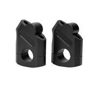 Adaptadores extensión Manillar para FZ150i MSX125 XJ6 FZ150 MT15 7/8" 22mm Manillar Motocicleta Riser Abrazadera Elevada Adaptador Montaje Movimiento Trasero(Negro)