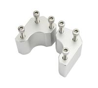 Adaptadores extensión Manillar para GTR1400 para Concours 1400 2008-2019 Piezas Elevadores Manillar Motocicleta Adaptadores Altura Montajes Extensión(Plata)