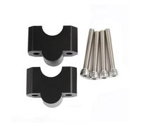 Adaptadores extensión Manillar Repuestos para Benelli TRK502X TRK502 X TRK 502X 502 X 2022 2023: Soporte Abrazadera Elevador Manillar Motocicleta(Una Altura Justa-Negro)