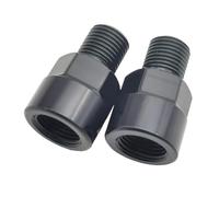 Adaptadores extensores de pedales de bicicleta, peso ligero, negro, convertidor de pedales de bicicleta para varios usos en terreno, adaptadores de bicicleta