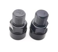 Adaptadores extensores de pedales de bicicleta, peso ligero, negro, convertidor de pedales de bicicleta para varios usos en terreno, adaptadores de bicicleta
