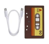 Adaptadores multipuertos USB C 4 en 1, divisor de velocidad de transferencia de 5 Gbps, concentradores en forma de cinta vintage para smartphones, PC, TV, periféricos, concentradores USB C