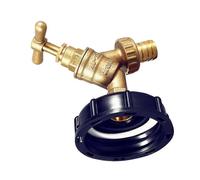 Adaptadores para contenedores IBC, adaptadores para tanques, válvulas de latón, grifo para manguera