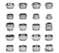 Adaptadores para filtro de agua, Adaptador de grifo 2 piezas, M22 a 16, 18, 20, 22, 24, 26, 28, 30 y 32 mm, macho hembra, for cocina baño, junta cinta agua latón(M22xM28 2pcs)