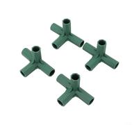 Adaptadores plásticos del poste del invernadero de los PP para los tubos del diámetro de 16-17m m en proyectos de construcción del jardín al aire libre (B)