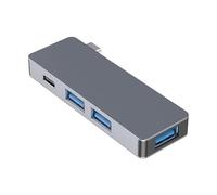 Adaptadores portátiles 4 en 1 USB 3.0 con sincronización de datos rápida y compatibilidad universal para oficinas en casa, concentradores USB rápidos
