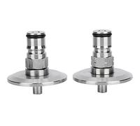 Adaptadores Precisos de Poste de Bloqueo de Bola de Acero Inoxidable 304 para Barriles de Cerveza Casera, Accesorios de Elaboración de Cerveza para Entusiastas de la Cerveza